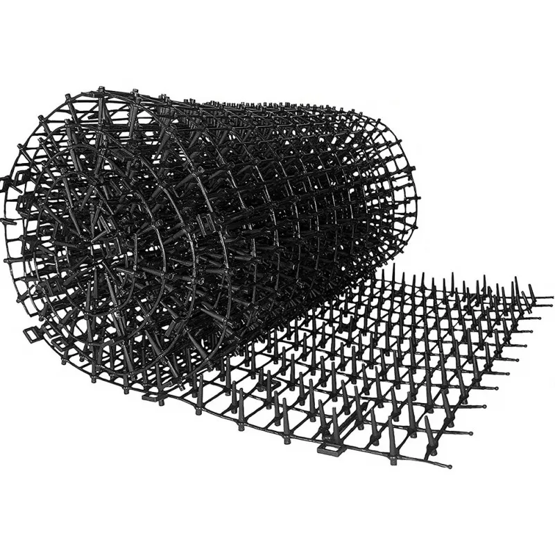 Отпугиватель кошек коврик с шипами портативный бытовой анти-кошка собака Открытый Садовые принадлежности черный - Цвет: Черный