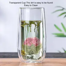 Чайная чашка из двойного стекла, Пномпень, прозрачная термостойкая чайная чашка, чайный набор, чашка гуаньшань, чашка для питья, двойная кофейная чашка