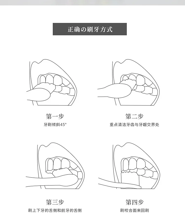 [5 Pack] Toothbrush Soft Bristle Head Japanese And South Korean Style Ultra-Fine Adult Family Pack Bamboo Charcoal Genuine Produ