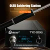 QUECOO T12-956 Soldering Digital Station Electronic Soldering iron OLED 1.3inch with Black M8 handle and T12 soldering iron tips 2