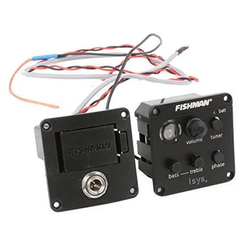 

Hot New Fishman ISYS+ Equalizer Quality Guitar Pickup Preamp EQ Tuner Piezo Pickup Tools