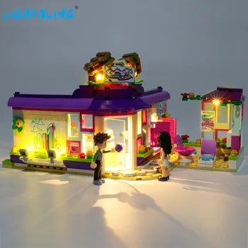 

Lightaling Led Light Kit For 41336 Friends Series Emma's Art Café Building Blocks Compatible With 01060 10856 Lighting Set Only