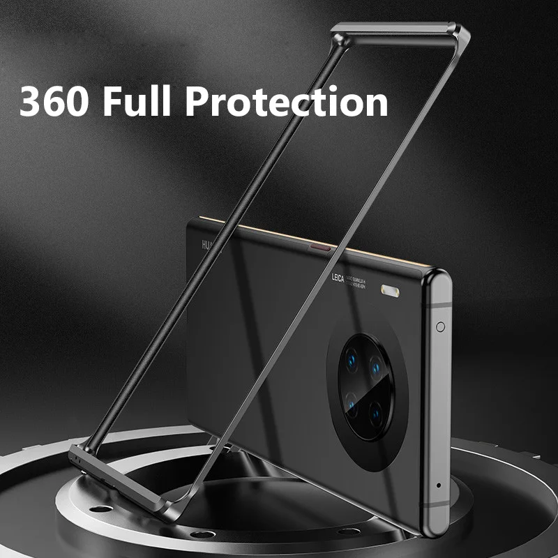 Противоударный алюминиевый чехол для телефона металлический бампер Huawei Mate 30 Pro 20