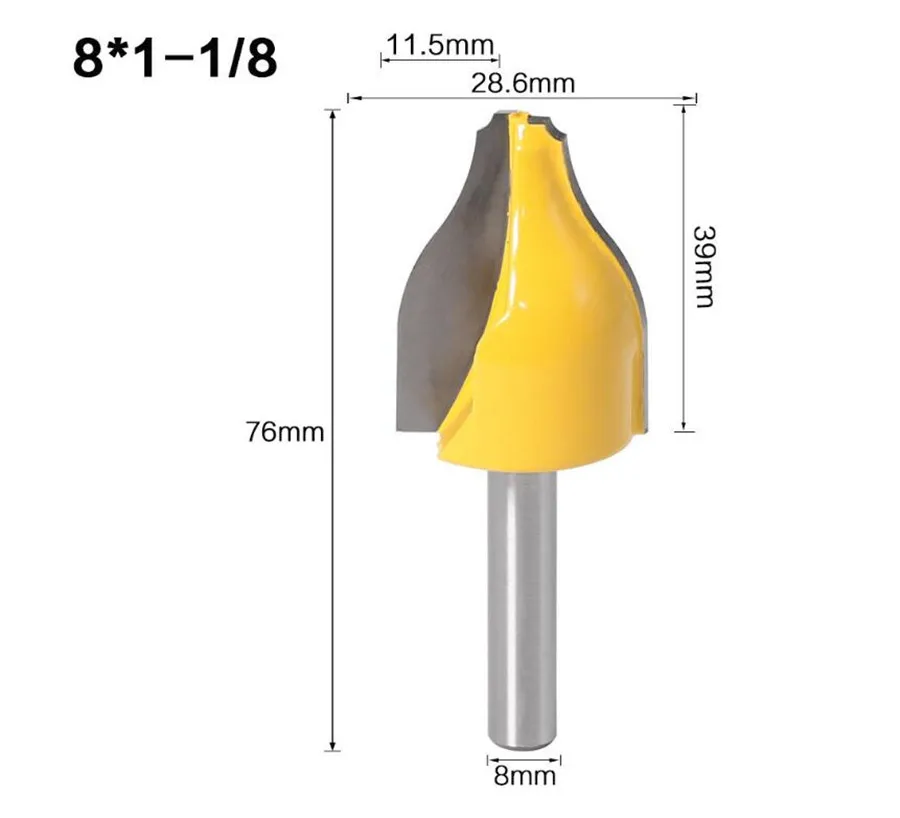 1 шт. 8 мм хвостовик вертикальная панель поднятый Ogee бусина фрезы деревообрабатывающий дверной линии фрезы для дерева инструменты