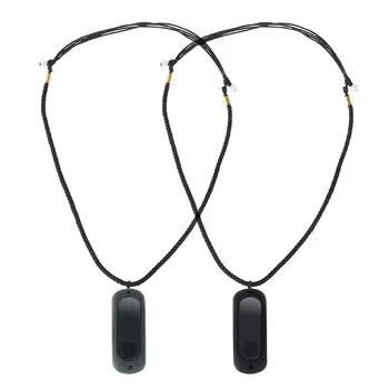 

DIY Knitted Fashion Necklace With Rubber Pendant Holder For Xiaomi Mi Band 2 Fitness Tracker Fitness Bracelet Wearable Devices