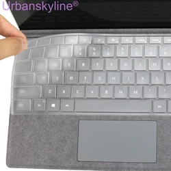 Housse de clavier en Silicone pour ordinateur portable Microsoft, étui de protection pour Surface Pro 7 6 5 4 3 2X7 + Plus, pour GO Book 2 3 RT, 15 Studio 