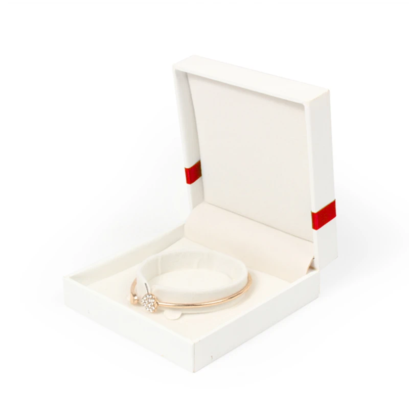

Elegant Bow-Knot Decorated High-quality Paper Made Bracelet Jewelry Boxes Ring Pendant Long Chain Gift Packing Box For Female