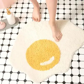 

Bedroom Rug Perfect Egg-shaped Rug Nordic Soft Comfortable Entrance Carpet Polyester Rugs And Carpets For Home Living Room