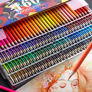 Ensemble de crayons de couleur flexibles pour dessin d'artiste, peinture à  baril, boîte en papier, style long, outils de croquis, 12 pièces -  AliExpress