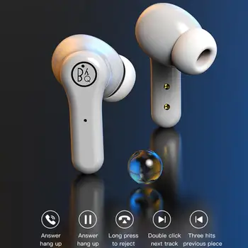 

ANC Pro Bluetooth V5.1 Wireless Waterproof Headset with Active Noise Reduction Earphones