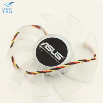 

Original R128015SH 75mm Graphics / Video Card Fan Replacement 4x43mm 12V 0.32A 3 3Pin Cable for ASUS 9800GT 9800GTX