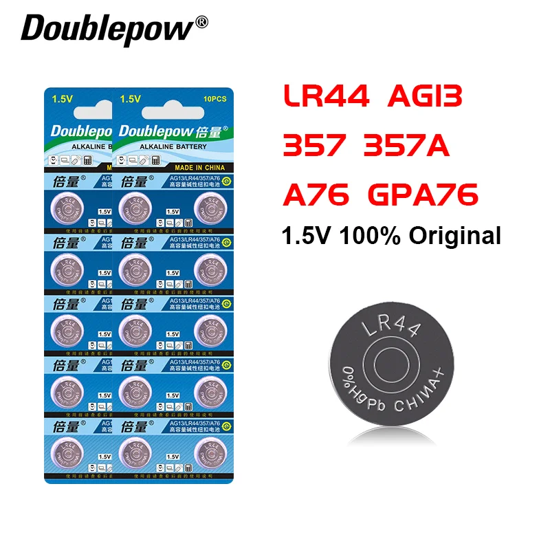 Alkaline-Button-Batteries Button-Cell GPA76 357 Ag 13 Watch Electronic 20pcs for Remote