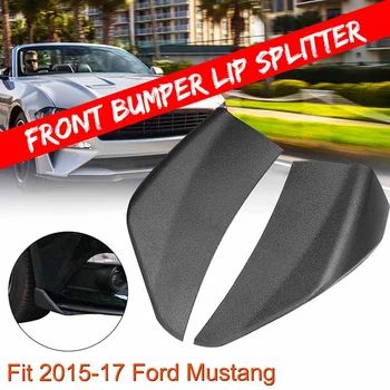 

New 2pcs Car Front Bumper Slitter Lip Diffuser Chin Spoiler Winglets Guard Protector For Ford For Mustang 2015 2016 2017