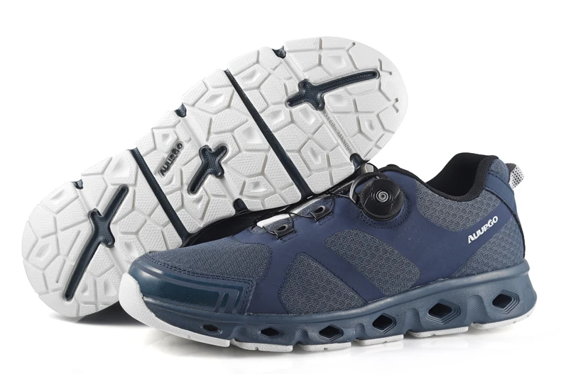 2020 AUUPGO non-locking mtb shoes bicycle sneakers cycling shoes road mountain bike shoes men leisure ultralight breathable blue