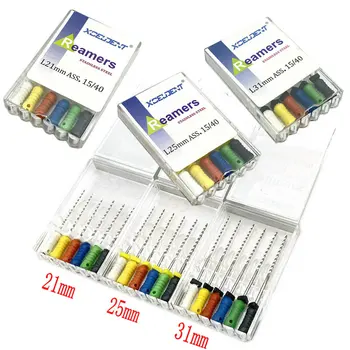 

6pcs/pack Dental Reamers Protaper Files Root Canal Dentist Materials Dentistry Instruments Hand Use Stainless Steel R Files