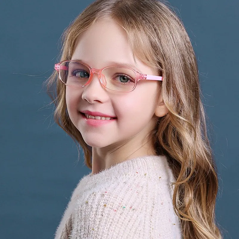 

EFINNY Square Blue Light Kids Glasses 2020 Children Boy Girls Computer Transparent Anti UV Eyeglasses