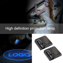 2 шт. светодиодный светильник Добро пожаловать Призрак тень светильник лазерный логотип проектор двери автомобиля Предупреждение для BMW Audi Honda VW Ford hyundai Toyota