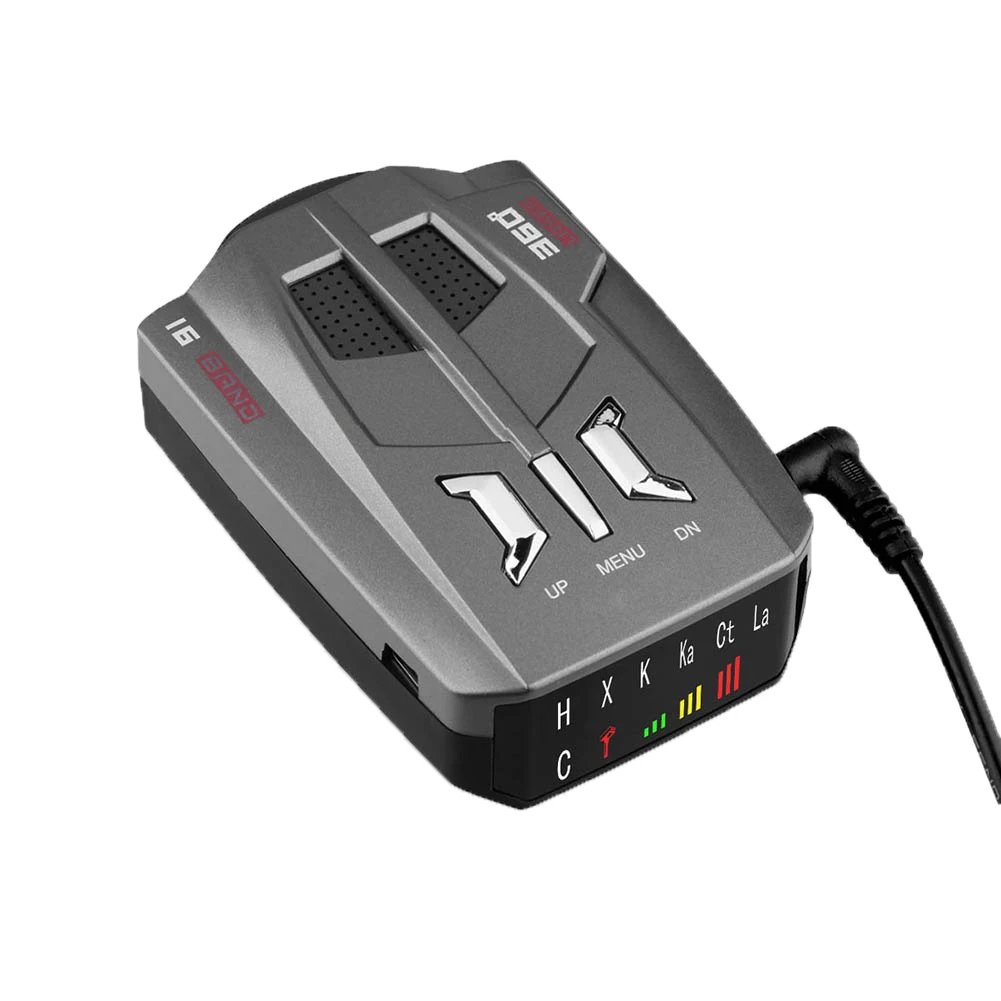 Car Vehicle Stable Radars Detector LED Display Speed Control Voice Alert Warning Device Mobile Radars Monitor 200-800 Meters
