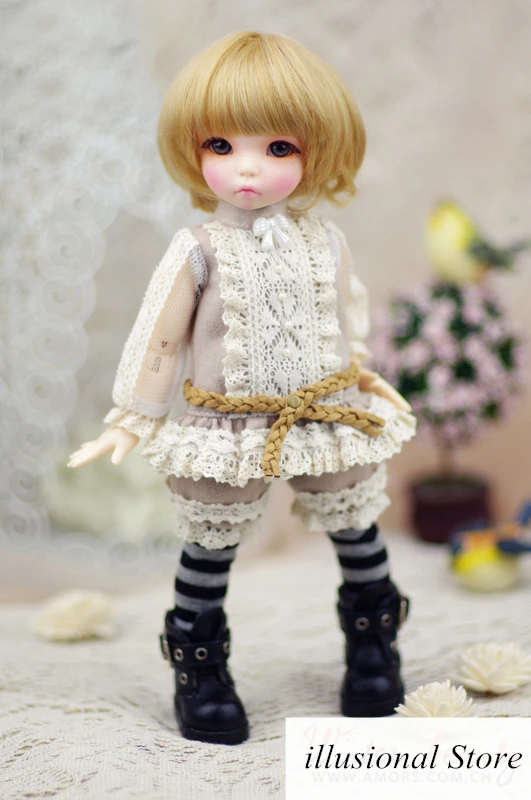 1/6 BJD SD кукла мини ткань зимний красивый костюм для кукла 1/6 одежда