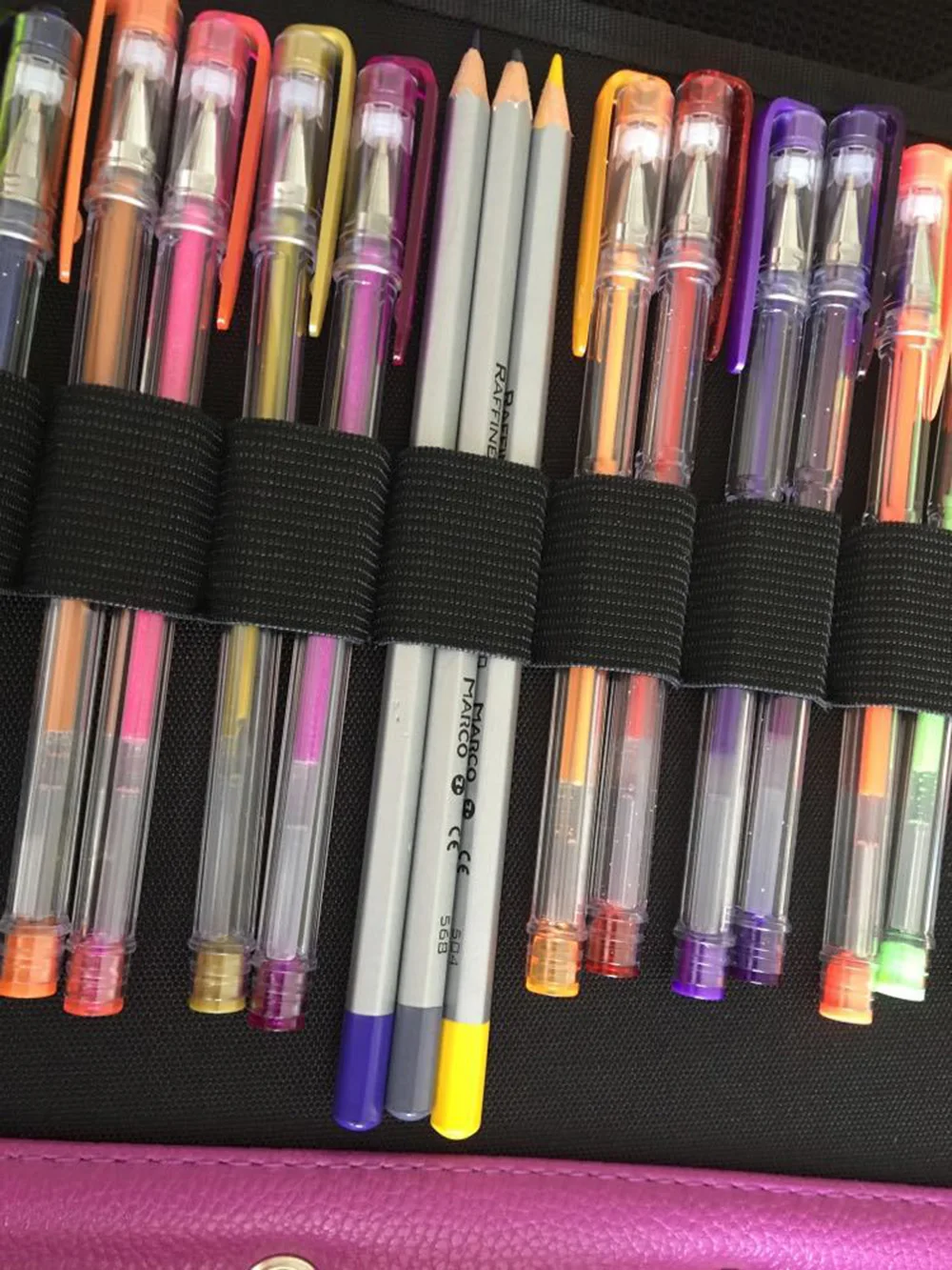 Luxury Pencil Case Professional Penal Big 210 Pencilcase or 140 Ballpoint Pen Box Removable Multi Cartridge Bag Stationery Kit