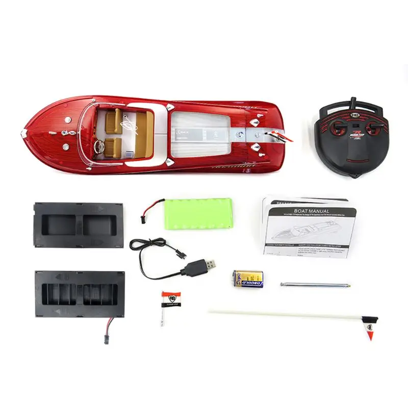 

Flytec HQ2011-1 46CM 27MHZ 4CH 15KM/H High Speed Racing RC Boat Y4QA