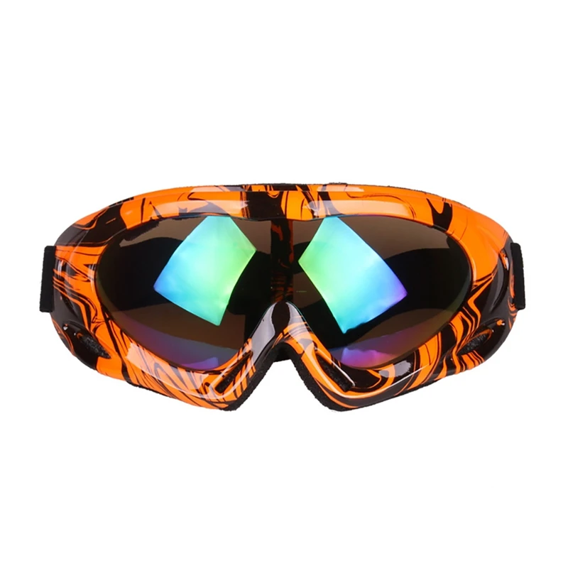 Women Men Ski Goggles Ski Eyewear Winter Windproof Snowboard Glasses Skiing Goggles Snowboarding Glasses NEW - Цвет: QJ2403OB
