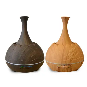 

Wood Grain Humidifiers Aromatherapy Machines LED Lights Waterless Automatic Shutdown Humidifiers