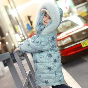 

Children oversize Down Coat Winter thicker Warm real fur colalr outerwear Modis kids Down Jackets Parka For Russia Winter Y2462