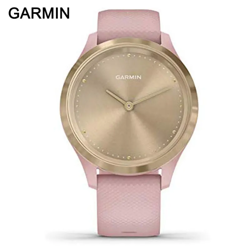 Красный Женские Смарт-часы Garmin move 3 Hybrid Smartwatch, настоящие часы со скрытым сенсорным экраном и пульсометром, мужские часы - Цвет: Красный