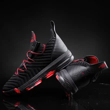 Новые баскетбольные кроссовки Lebron обувь для мужчин и женщин высокие дышащие Нескользящие баскетбольные кроссовки ударопрочный Мужская Спортивная обувь