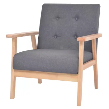 

VidaXL Armchair Fabric Dark Gray 244651