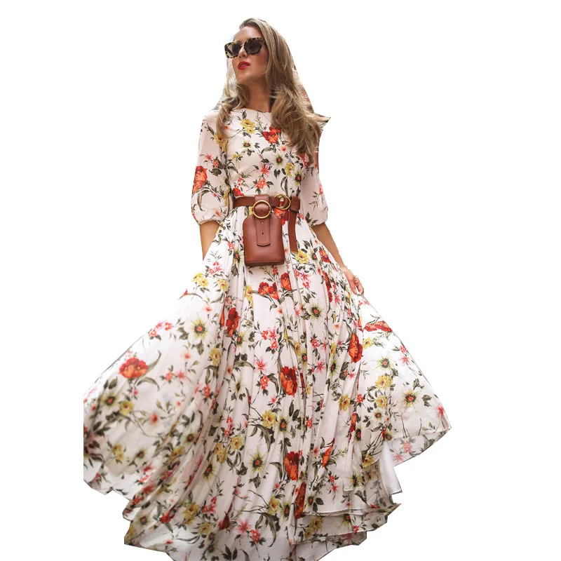 autumn maxi dress