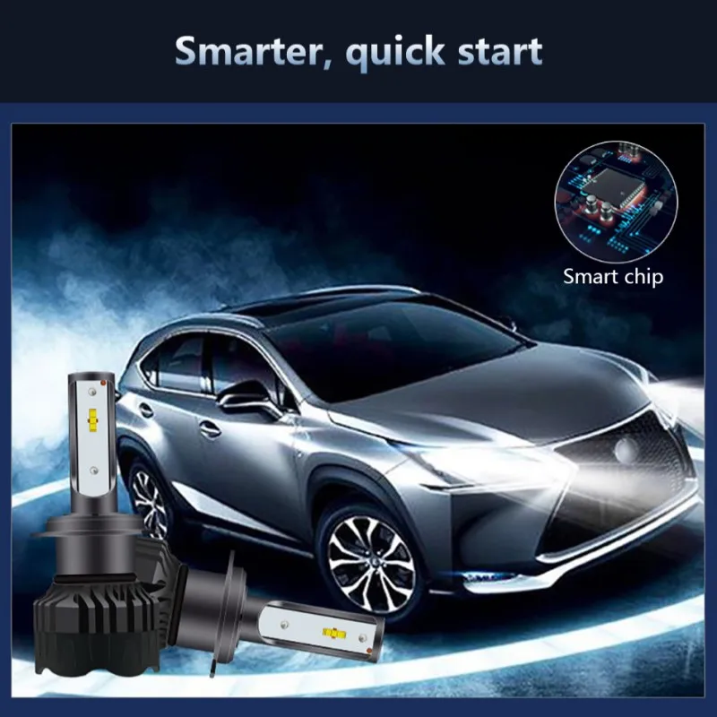 Светодиодные Автомобильные фары CARCTR H7 H4 светодиодсветодиодный