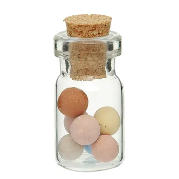 

Mini Wishing Bottle Small Empty Transparent Cork Glass Bottle Vial Holiday Wedding Home Room Christmas Gift DIY Craft Decoration