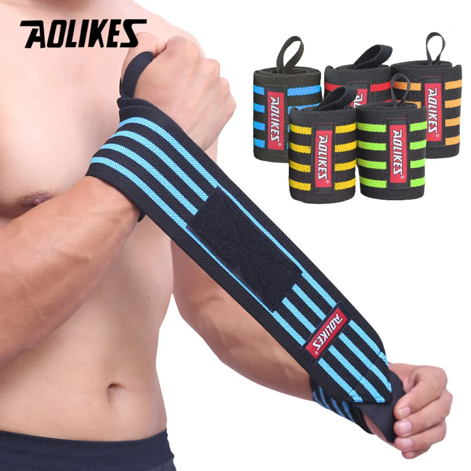 applaus Justitie Spectaculair Aolikes 1Pcs Polsband Wrist Wrap Elastische Ademend Verstelbare  Gewichtheffen Powerlifting Handschoenen Bandage Polssteun Fitness|Polssteun|  - AliExpress