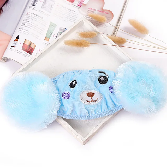 Kid 2 in1 Earmuffs Складные кошачьи наушники с блестками для женщин и девушек, меховые плюшевые теплые наушники, повязка на голову с блестками, Мультяшные 3D наушники - Цвет: Kid 2 in1 Earmuffs