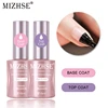 MIZHSE 18ML UV Gel Top Manteau Bas De Gel Vernis À Ongles Vernis À Ongles D'art LED Imbibent-Gel laque Base En Caoutchouc Sans Essuyage Supérieure Gel Lak ► Photo 2/6