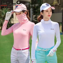 Женские Sungreen Топ крутая футболка Летняя компрессионная женская рубашка с длинными рукавами сухая одежда Ropa De Golf Mujeres