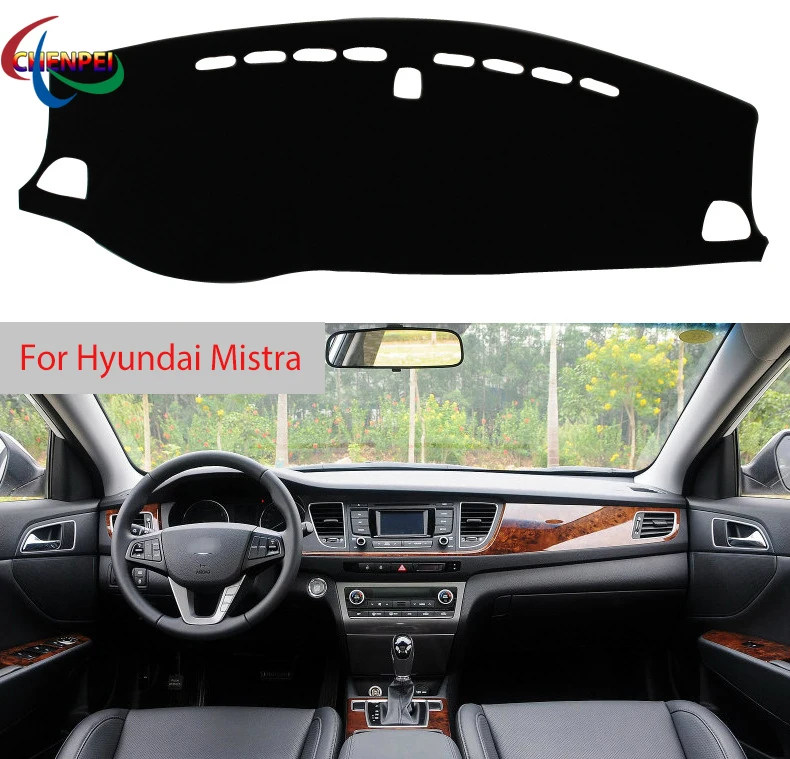 

Car Anti-Slip Mat Dashboard Cover Pad Sunshade Avoid Light Pad Anti-UV Carpets Mat For Hyundai Mistra Interior Accessories