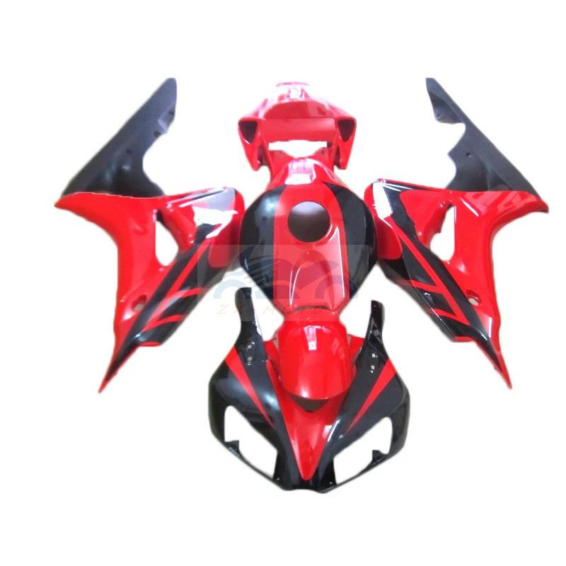 Красно-черные комплекты обтекателей подходят для Honda CBR 1000rr 06 07 новые обтекатели