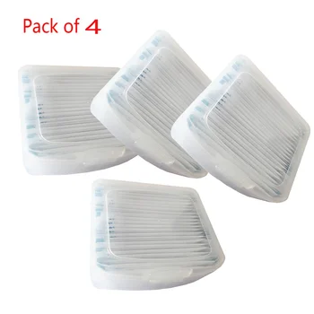 

40 Pcs Dental Threads and Cottons Picks Teeth Toothpick Stick Clean Tooth Oral Hygiene White One Time Interdental Dental Floss