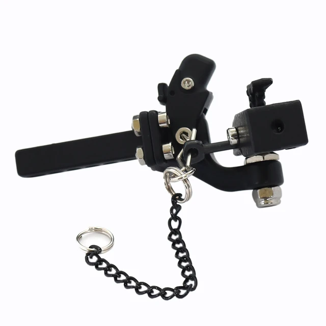 1/10 Scale Metal Recovery Drag Chains Trailer Hitch Shackle Winch Anchor for RC Crawler TRX4 TRX6 SCX10 Wraith Capra Redcat MST 6