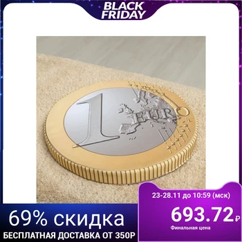 

Chair cushion Coin 1 euro, D-40, gabardine, foam rubber