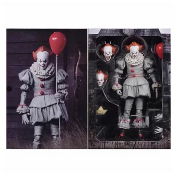 

18cm NECA Deluxe Edition Clown Returning Boxed Model 7" Clown Movie Edition Movable Hand Model Doll Male Figures Toys Gift