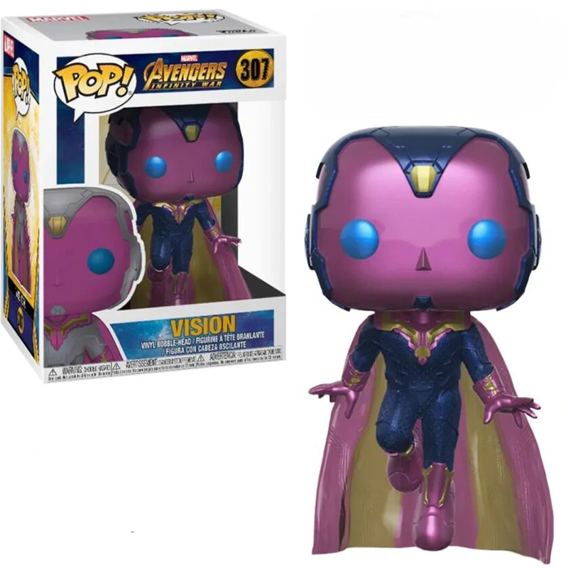 Funko поп фильм Виниловая фигурка Бесконечность войны Серия #307 Vision Коллекция