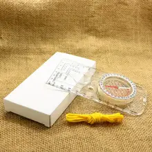 Компас навигационная карта для чтения скаутов Кемпинг Туризм весы линейка открытый ориентирование инструменты