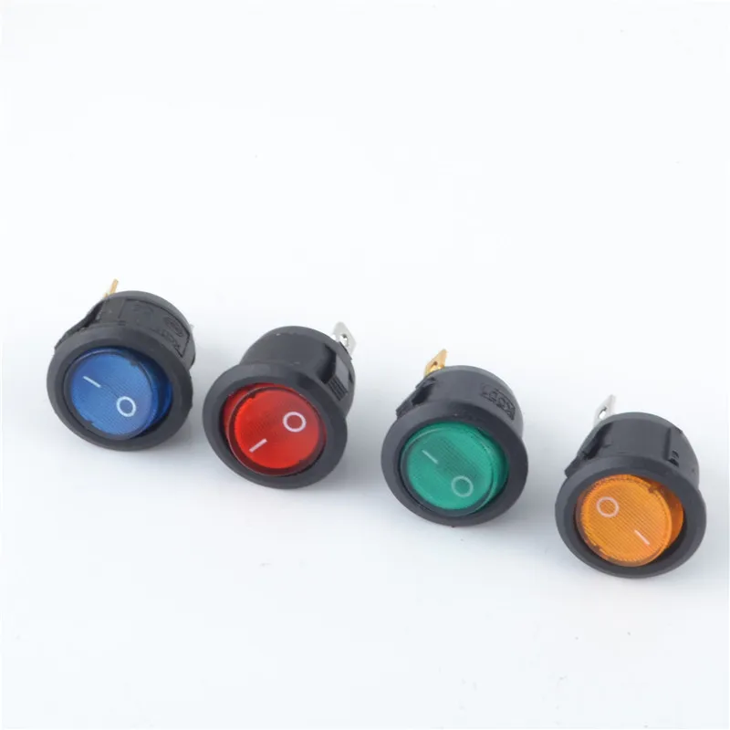 

1PCS 12V LED rocker switch 20A 12V Light Switch Power Switch Car button lights ON/OFF 3pin Round Rocker Switch Dash Boat