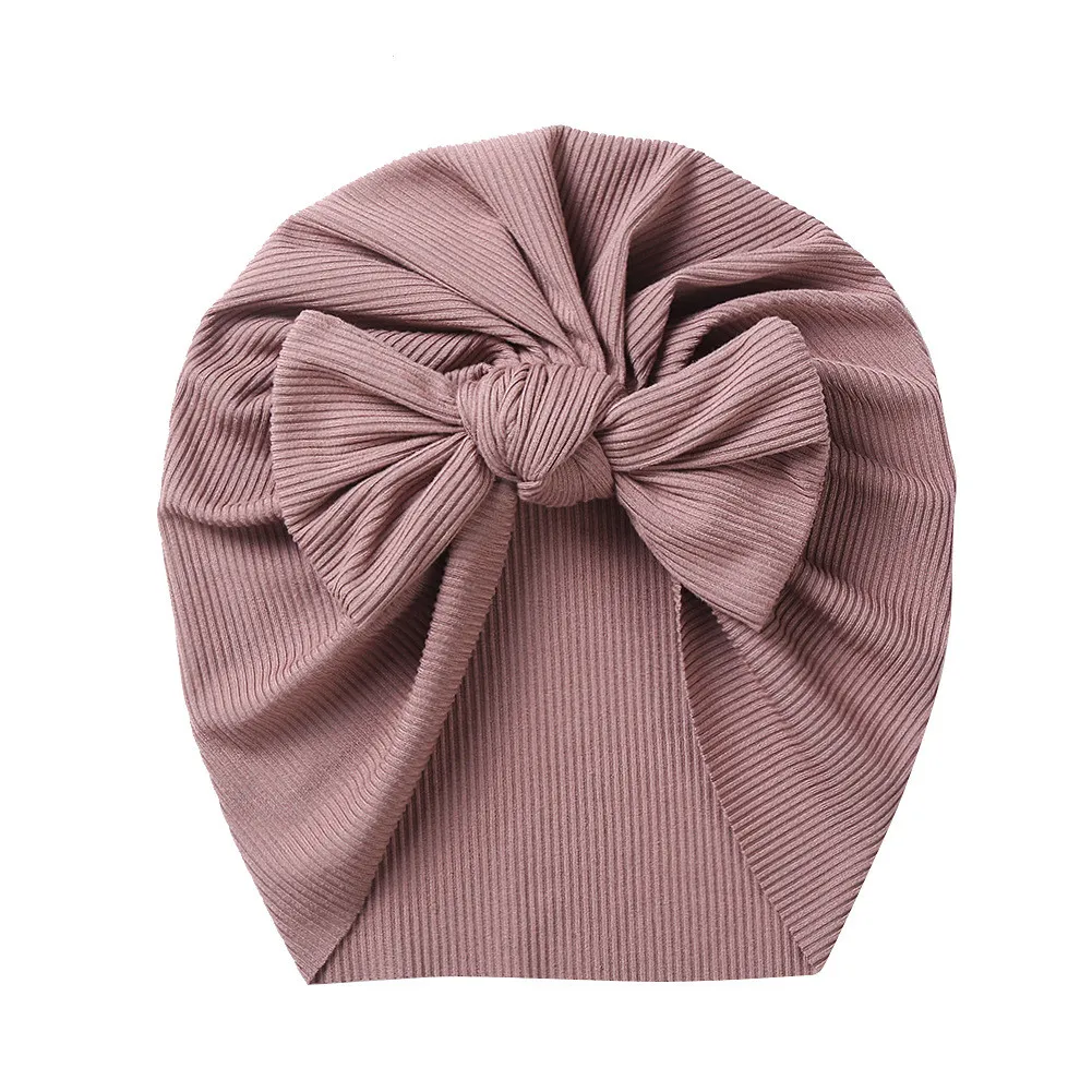 baby accessories diy 2021 Baby Accessories For Newborn Toddler Kids Baby Girl Boy Turban Cotton Beanie Hat Winter Cap Knot Solid Soft Hospital Caps car baby accessories