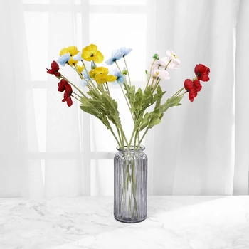 

1pc artificial sunflower bunch decoration silk flower bridal bouquet wedding family party decoration wedding supplies