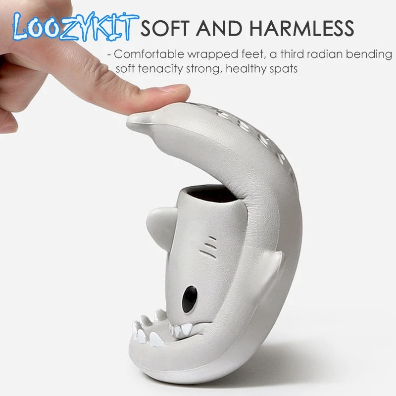 Shark Summer Children's Slippers Rainbow Shoes For Kids Toddler Baby Outdoor EVA Cartoon Print Cute Flat Heels Beach Sandals - Image 6